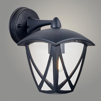 Светильник уличный настенный SJ17040X-WD черный 1*E27 h235, SHJ22